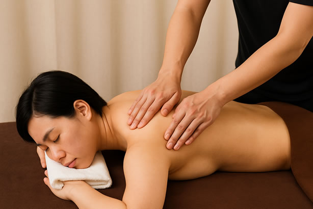 Épaules + Dos + Huile d'Argan